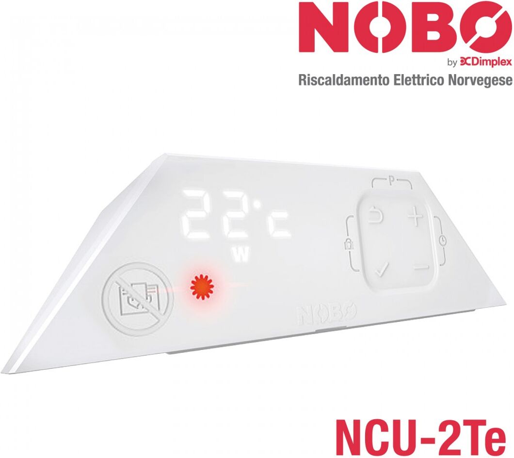NOBO Termostato digitale NCU-2Te per radiatore elettrico Norvegese NOBO