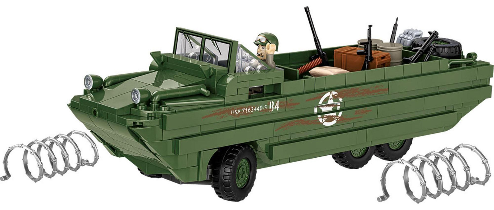Cobi DUKW Amphibievoertuig schaal 1:35