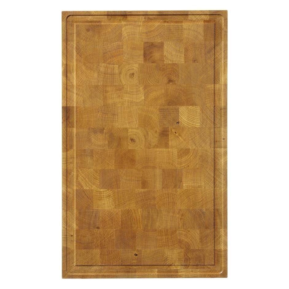 Hendi Servierbrett aus Eichenholz, Hirnholz,, 325x265x(H)30mm (505458)