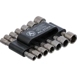 BGS Steckschlüssel-Bit-Satz | Antrieb Außensechskant 6,3 mm (1/4"") | metrisch + ...