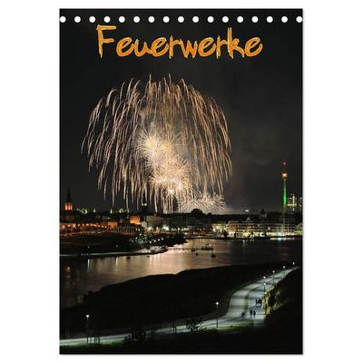Feuerwerke Terminplaner (Tischkalender 2027 DIN A5 hoch), CALVENDO Monatskalender