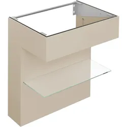Keuco Edition 11 ART Waschtischunterschrank 32510520800 80x87x49cm, mit Ablage, Lack seidenmatt, sand