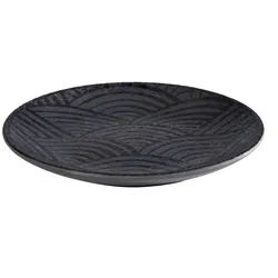 APS Teller/Speiseteller/Deko-Teller/Melamin-Teller -DARK WAVE-Ø 14,5 cm, H: 1,5 cm