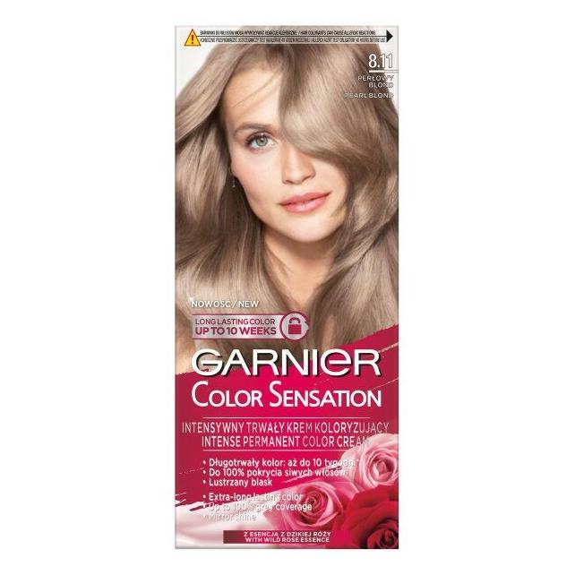 Garnier Color Sensation Krem koloryzujący 8.11 Perłowy Blond 1op. (8.11 Perłowy Blond) (3600542482721)