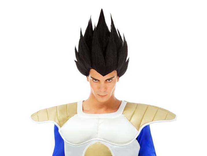 Chaks - Vegeta-pruik, anime-conventie, cosplay