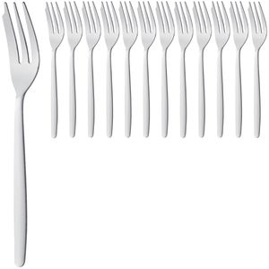Böttcher-AG Kuchengabeln silber poliert, Edelstahl 18/0, 14 cm, 12 Stück