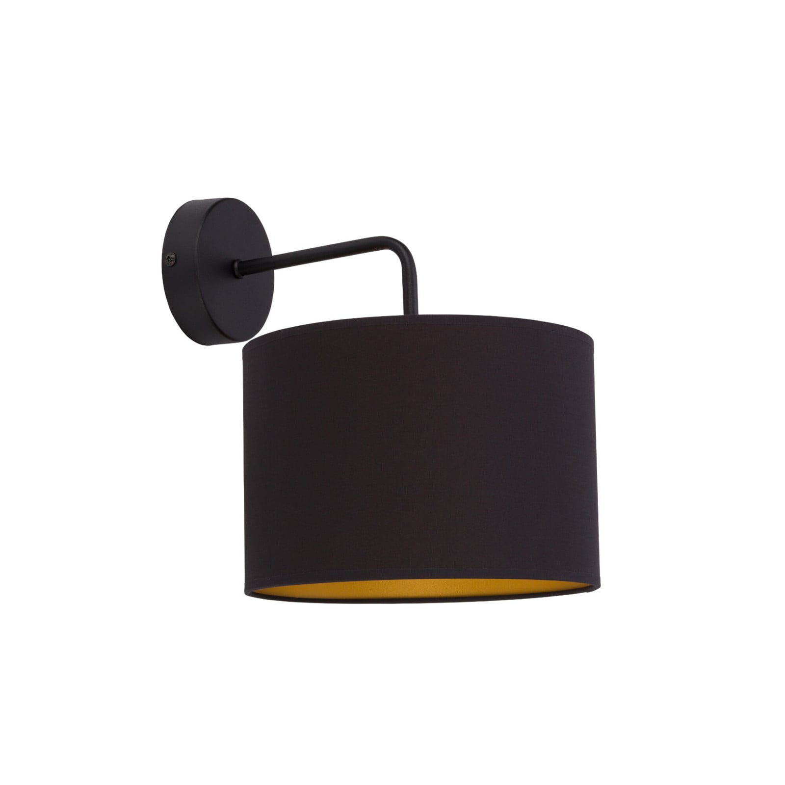 Nowodvorski Lyora wandlamp zwart en goud/messing