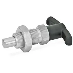 Rastbolzen, Edelstahl, mit T-Griff (817.4-6-6-BK-NI)