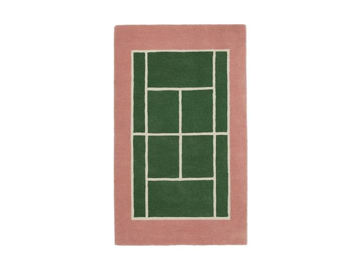 OYOY Tennis Matte Green-rose, 88x150 cm