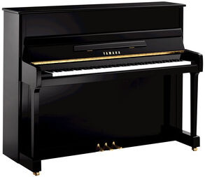 Yamaha P 116 M PE Upright Piano noir haute brillance