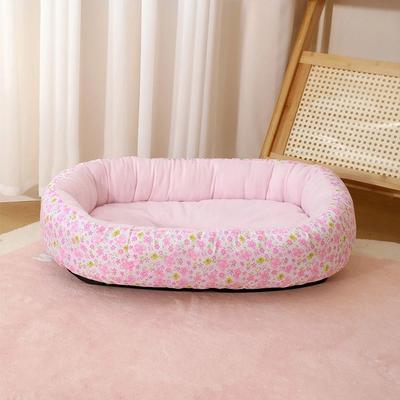 Uplifted Finds All Season Floral Orthopedic Pet Sofa pink m