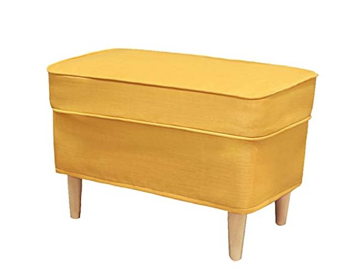 BACoverZone Housse de Repose-Pieds Strandmon\, Housse de Canapé Ottoman Rectangulaire pour Salon\, Housse Ottomane pour Fauteuil (T-12\, Housses de Tabouret)