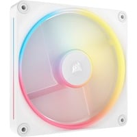 iCUE LINK LX140-R RGB PWM Reverse, Gehäuselüfter weiß, 140 mm