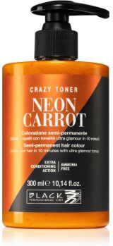 Black Professional Line Crazy Toner toner de cor Neon Carrot 300 ml. Crazy Toner