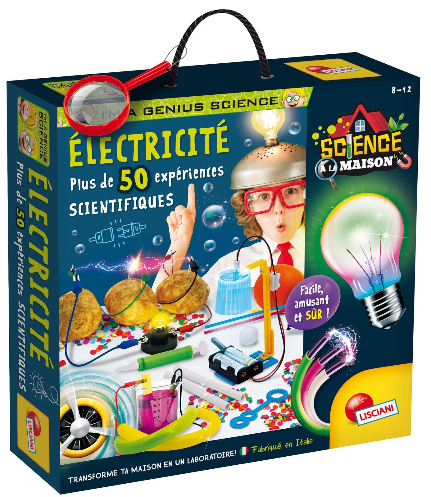 Liscianigiochi Genius Science-speelset Elektriciteit – 50 experimenten