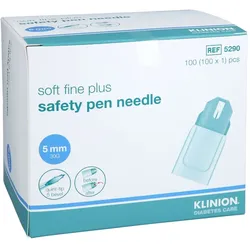 KLINION Soft fine plus safety Pen-Nadeln 30 G 5 mm