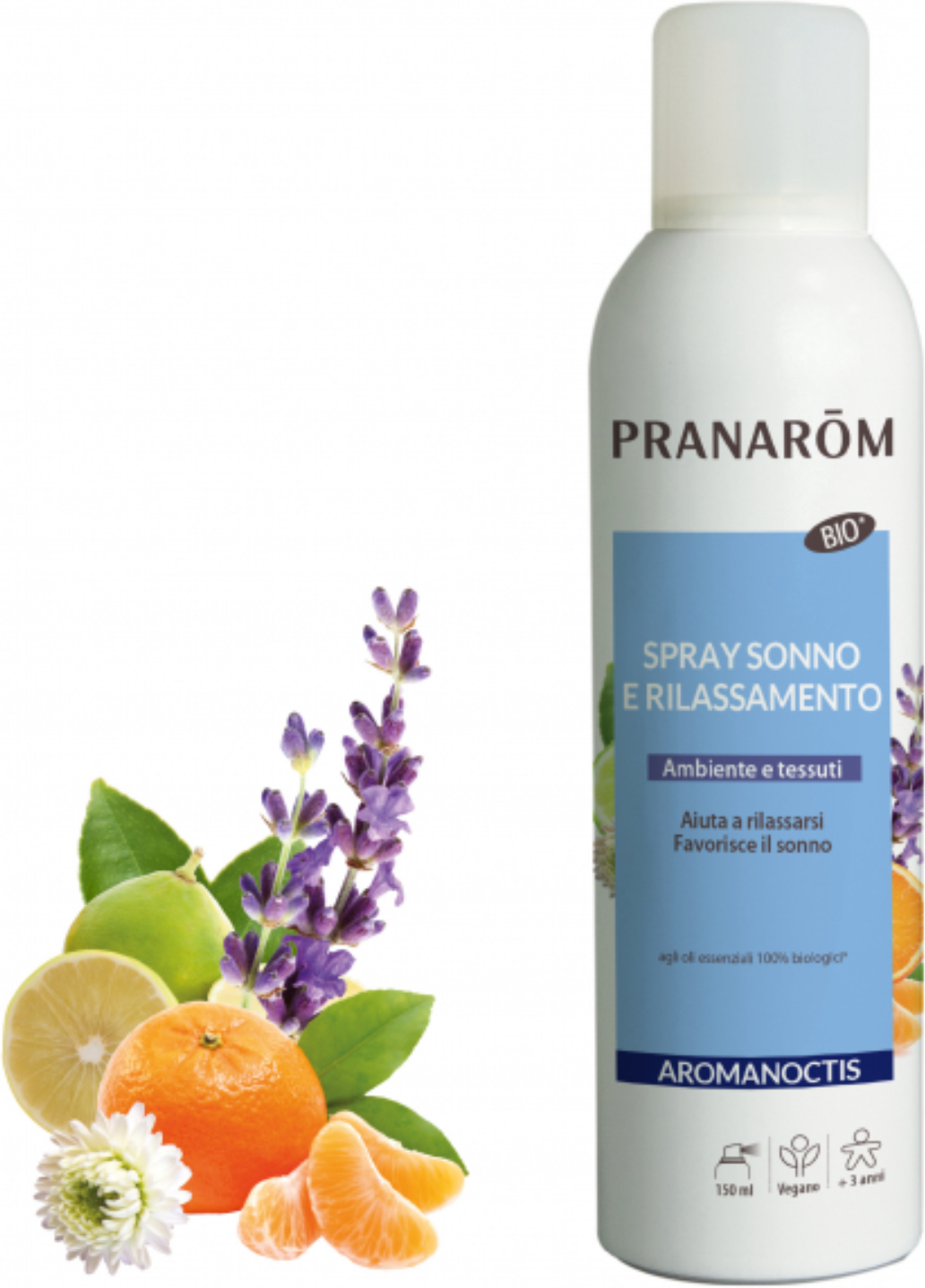 PRANAROM Aromanoctis - Spray Dolce Sonno Rilassante 100 Ml 