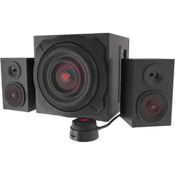Genesis Helium 610BT Computer Speakers, Wired, Bluetooth, Black, PC Lautsprecher, Schwarz