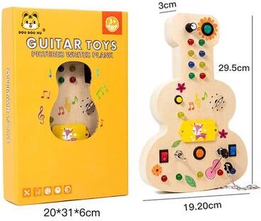 Inspired Living Montessori Busy Board Steering Wheel Dashboard With Lights & Switches Portable Driving Activity Toy ttf01119a