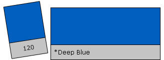Lee Colour Filter 120 Deep Blue Deep Blue
