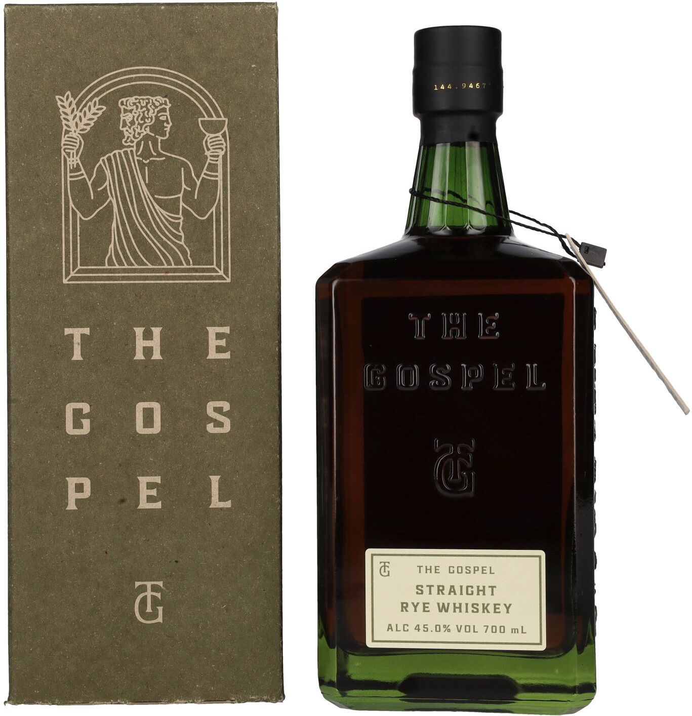 The Gospel Straight Rye Whiskey 45% Vol. 0,7l in Geschenkbox