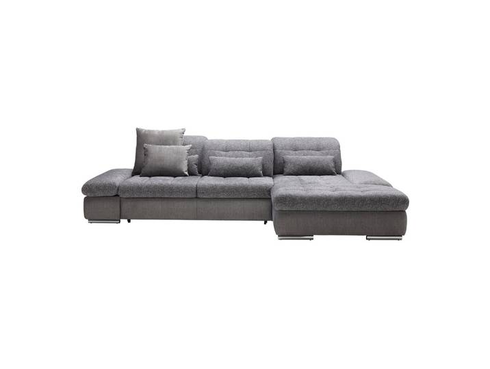 Wohnlandschaft Flachgewebe Graphitfarben, Grau