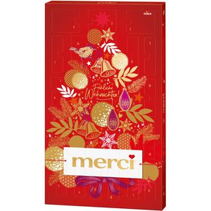 Merci Adventskalender XXL, gefüllt mit Schokoladen-Spezialitäten, 263g