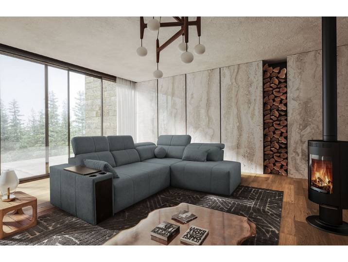 Kaiser Möbel Ecksofa Mindy VII mit Schlaffunktion, Stoff Verita, Ecksofa, mit Relaxfunktion
