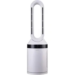 kaiserkraft BE COOL Bladeless 2in1 Turm-Heizlüfter-Ventilator, Heizlüfter, Weiss, Schwarz