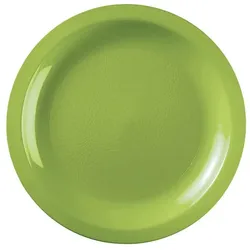 MONOUSO - Wiederverwendbare Robuste Teller PP Flach Grasgrün "Round" Ø22cm (25 Stück)