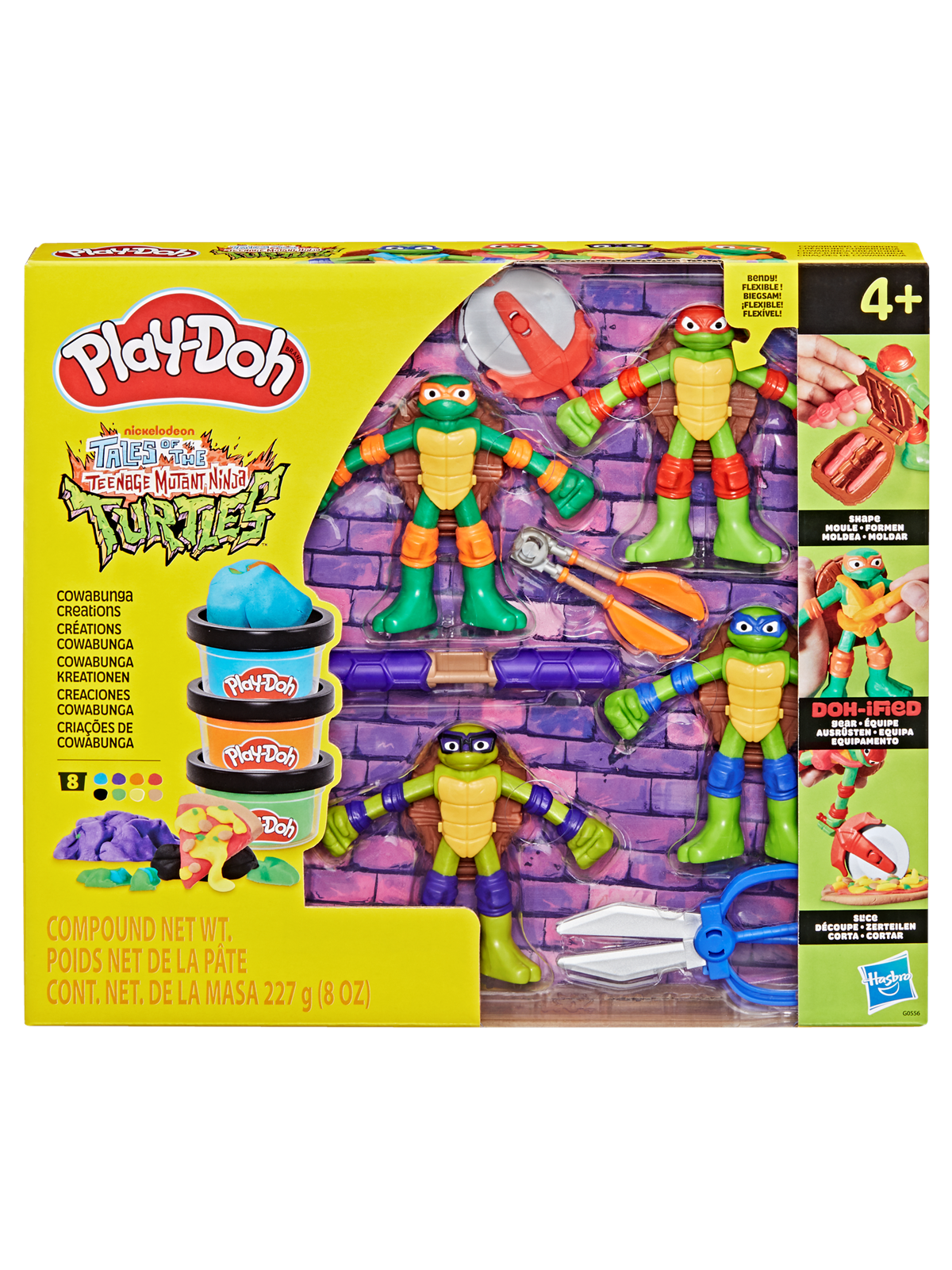 Play-Doh Yeenage Mutant Ninja Turtles Cowabunga Kreationen