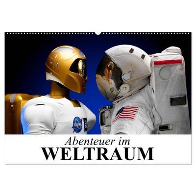 Abenteuer im Weltraum (Wandkalender 2027 DIN A2 quer), CALVENDO Monatskalender