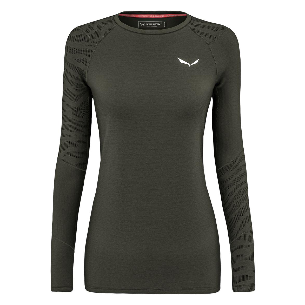 Salewa Cristallo Warm Alpine Merino Responsive Langarm Baselayer Da (36) (649498)