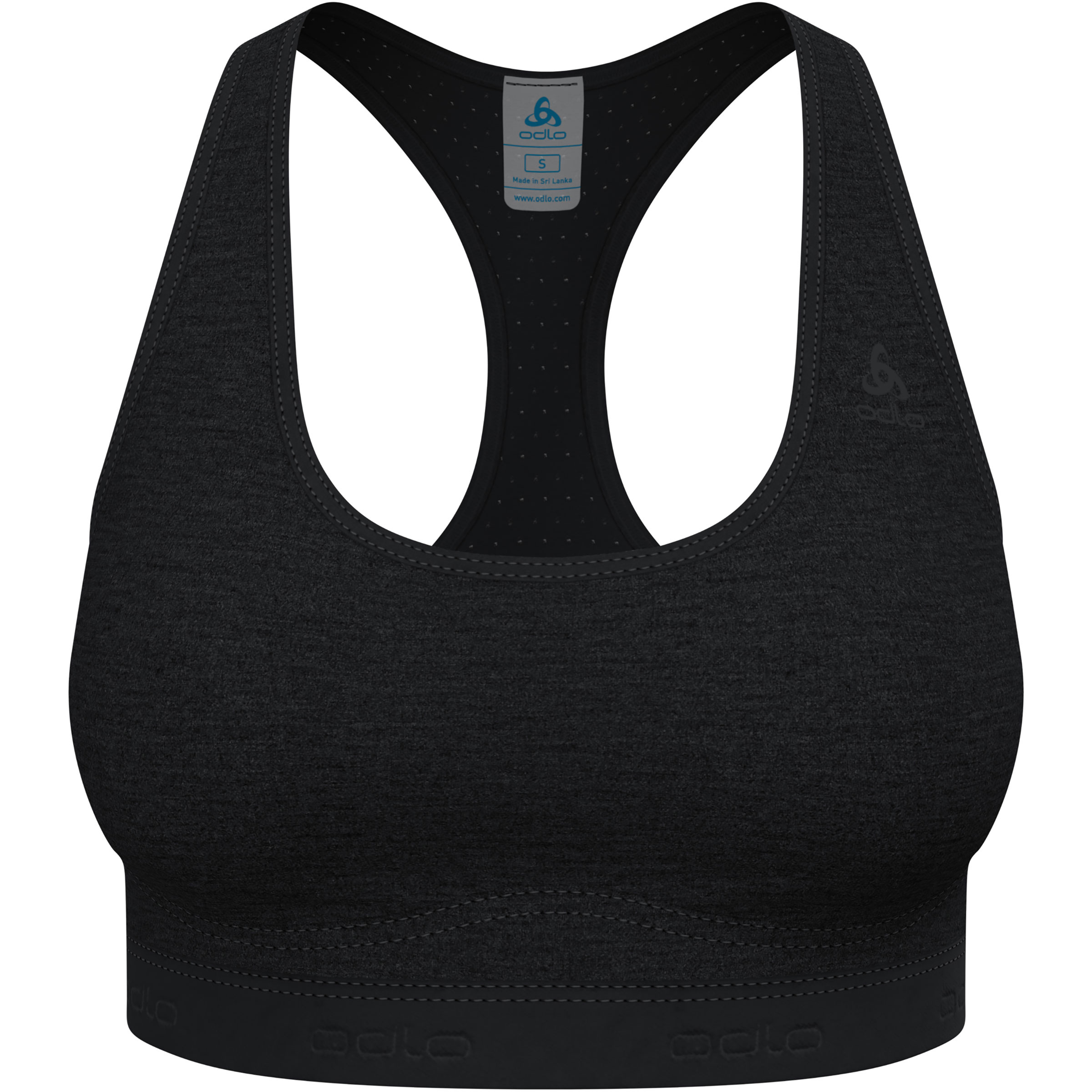 Odlo Ascent PW Medium Sport BH Damen Sport-BHs schwarz Größe XS Elastisch