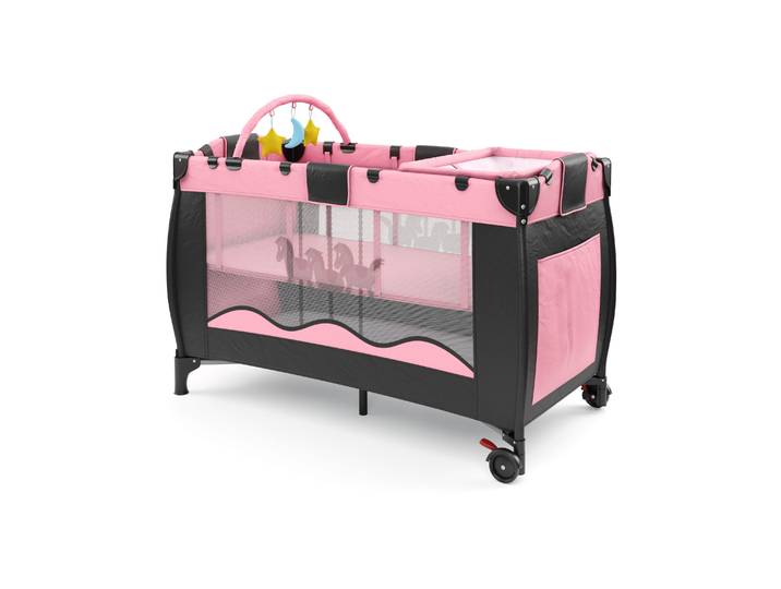 Babybett DAISY rosa