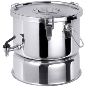 Contacto Getränkespender 3083/020, 20 Liter, Edelstahl, mit Zapfhahn