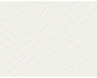 A-Street Prints Apex White Weave Wallpaper