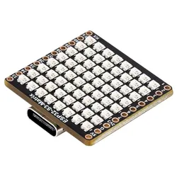Waveshare ESP32-S3 Matrix Entwicklungsboard, Wi-Fi / Bluetooth 5 LE, 8×8 Matrix, 512KB SRAM, USB-C