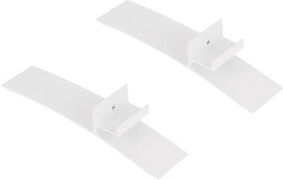Standfüße für Infrarot-Heizpaneele ECO 500 & ECO 700, 2er-Set, B 200 x T 50 x H 40 mm, silber