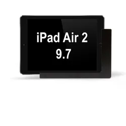 TabLines TWP009B Wandhalterung für Apple Air 2 9.7, schwarz, Tablet Halterung, Schwarz