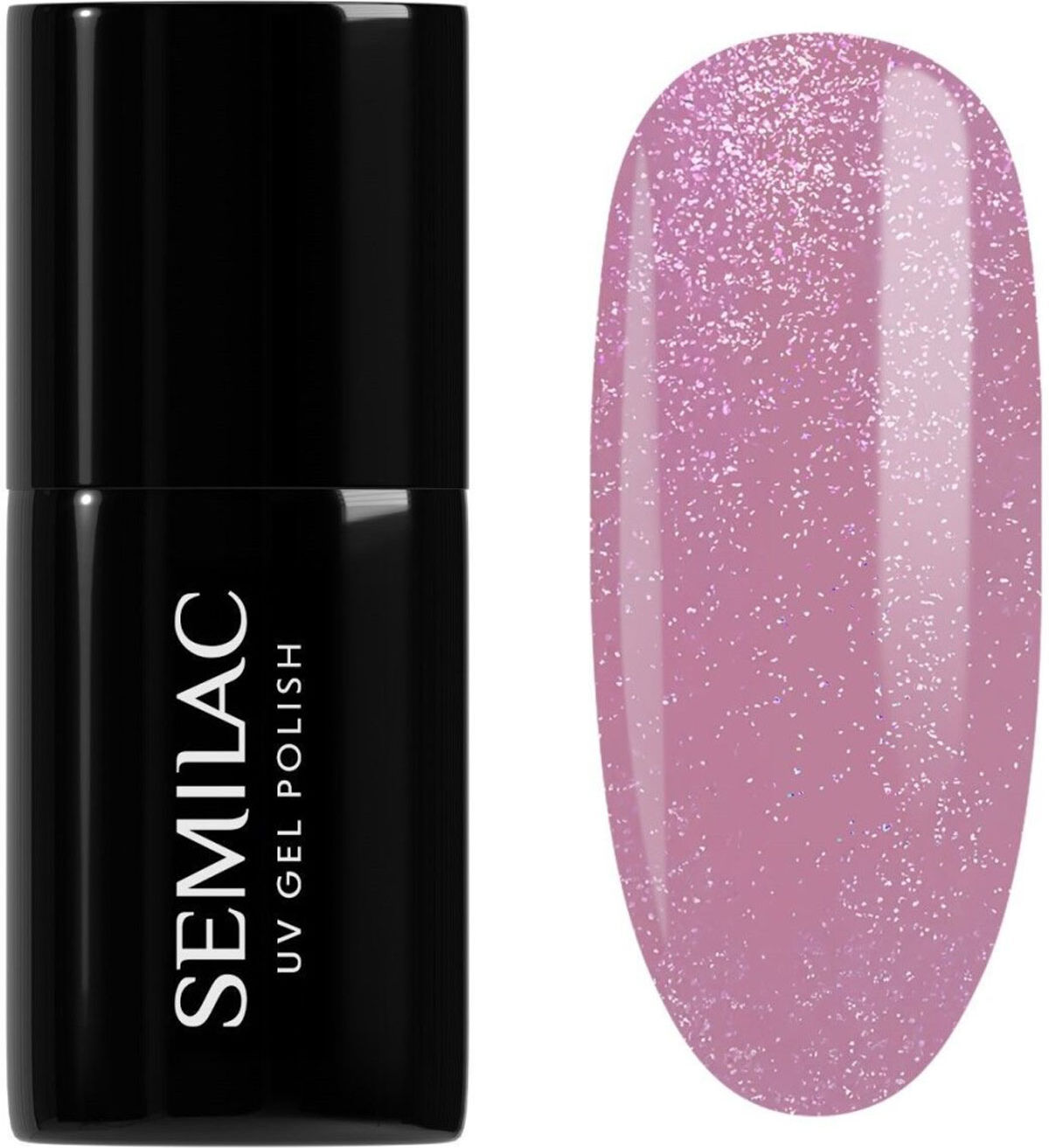 SEMILAC UV Gel Nail Polish No.319 Shimmer Dust Pink 7ml