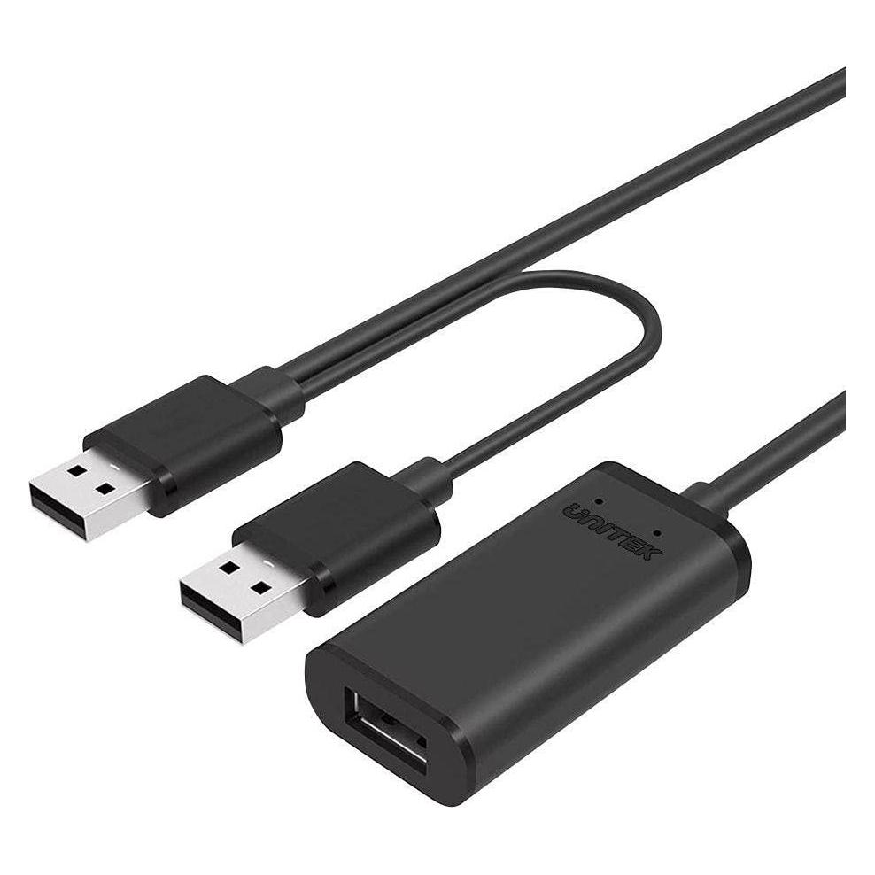 Unitek Y-277 USB Kabel USB 2.0 2 x USB A USB A (5 m, USB 2.0) (Y-277)