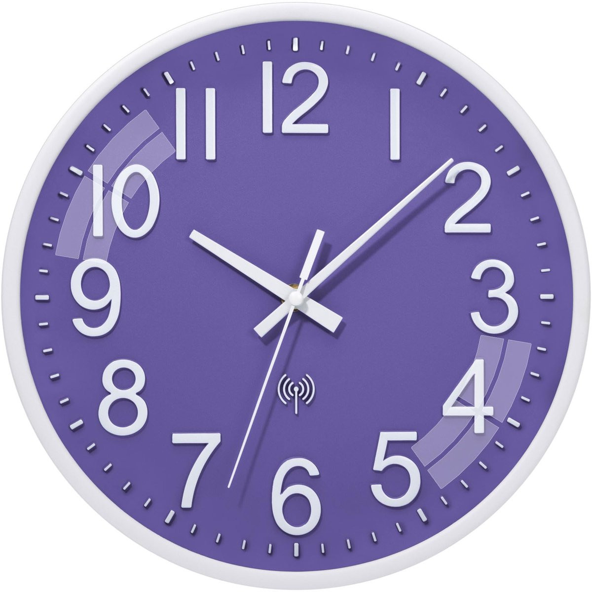 Analoge Radiografische Wandklok met Stil Uurwerk voor Keuken en Kantoor - 30 cm