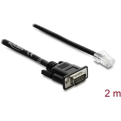 DELOCK Seriell RS-232/422/485 Adapterk Sub-D 9 St>RJ45 St 2m