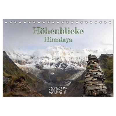 Höhenblicke Himalaya (Tischkalender 2027 DIN A5 quer), CALVENDO Monatskalender