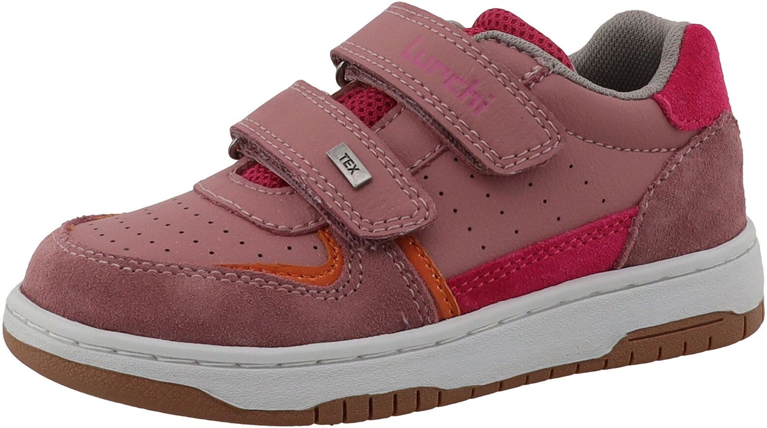 Sneaker LURCHI "Lurchi Gerald-TEX", Mädchen, Gr. 25, rosa (rose), Leder, Schuhe Sneaker
