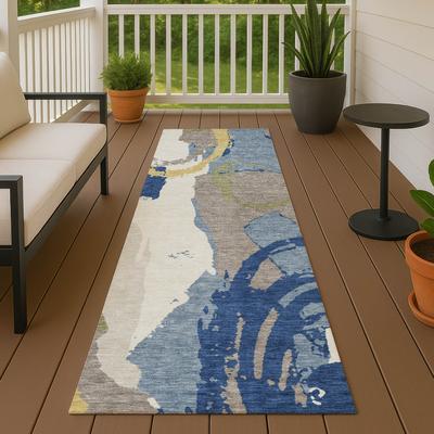 Addison Rugs Machine Washable Indoor/ Outdoor Modern Limon Chantille Rug