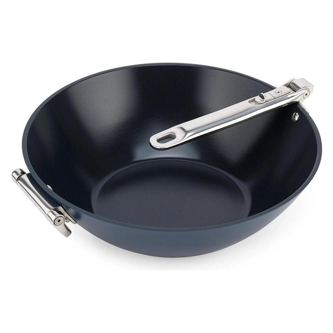 Joseph Joseph Space Wok klappbarer Griff D32cm (Aluminium, Stahl, 32 x 14.70 cm) (45048)