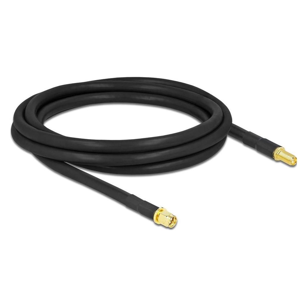 Delock Antennenkabel LTE/5G, LMR/CFD300 SMA zu SMA, 2 m (Antennenkabel) (90461)