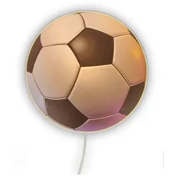 Wandleuchte Fußball
